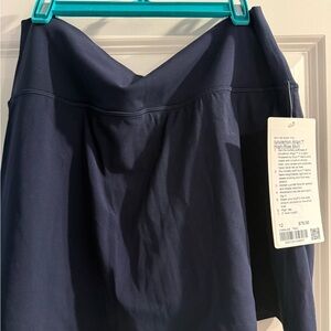 Lululemon Athletica Dark Blue High-Rise Skort